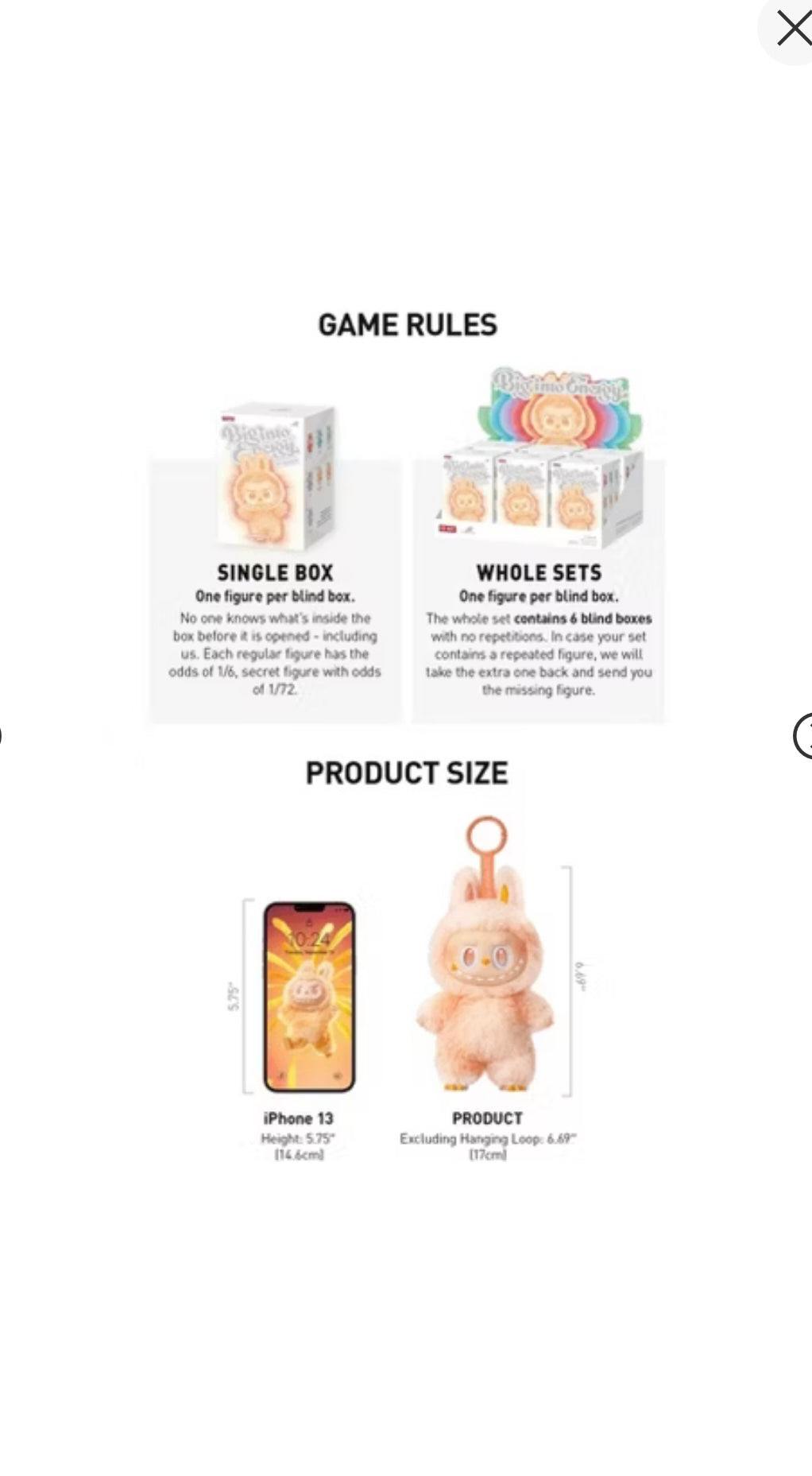 POP MART: THE MONSTERS Big into Energy Vinyl Face - 1 Blind Box