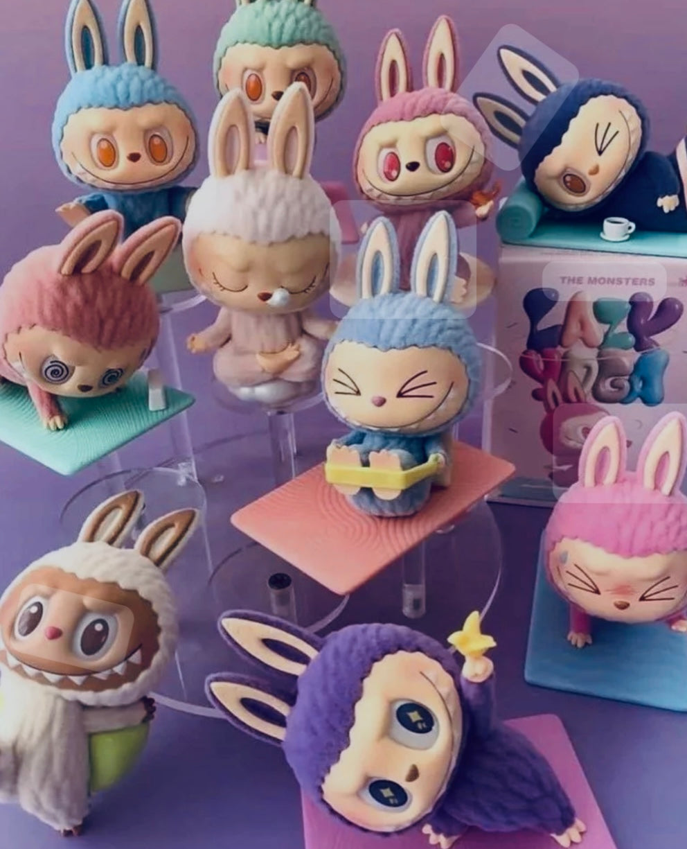 Pop Mart Labubu The Monsters Lazy Yoga Series Figures Single Blind Box