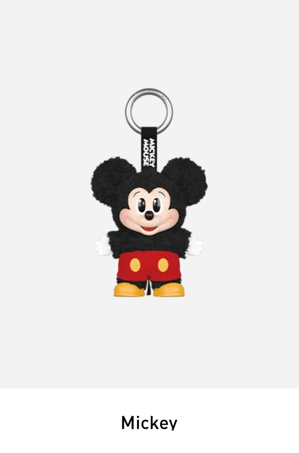 Pop Mart Disney Mickey Family Together Series Plush Keychain Single Blind Box