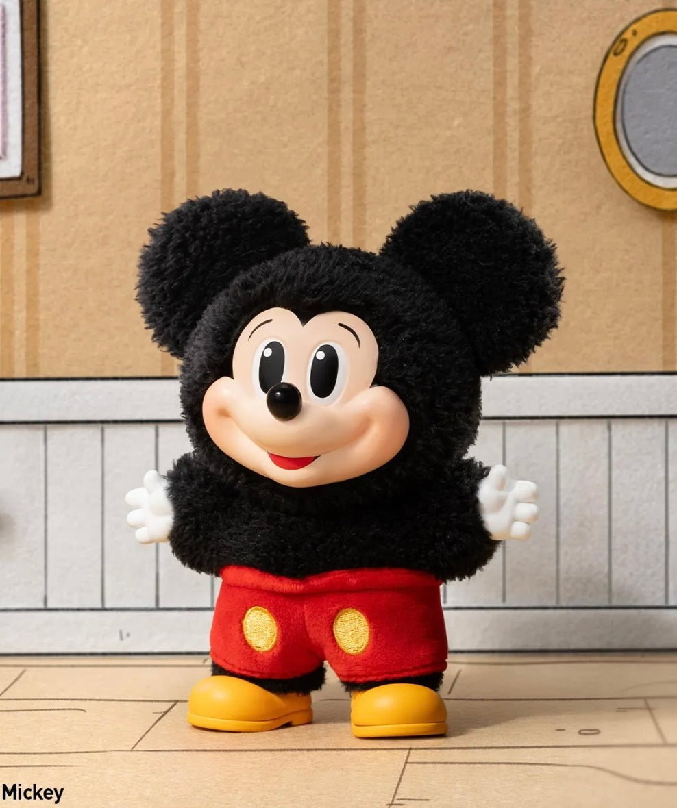 Pop Mart Disney Mickey Family Together Series Plush Keychain Single Blind Box
