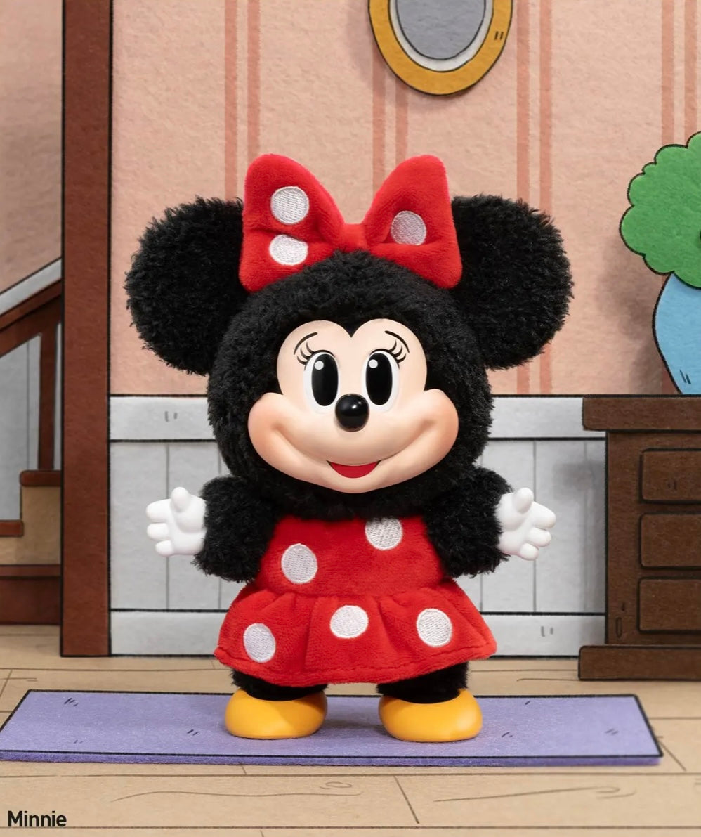Pop Mart Disney Mickey Family Together Series Plush Keychain Single Blind Box