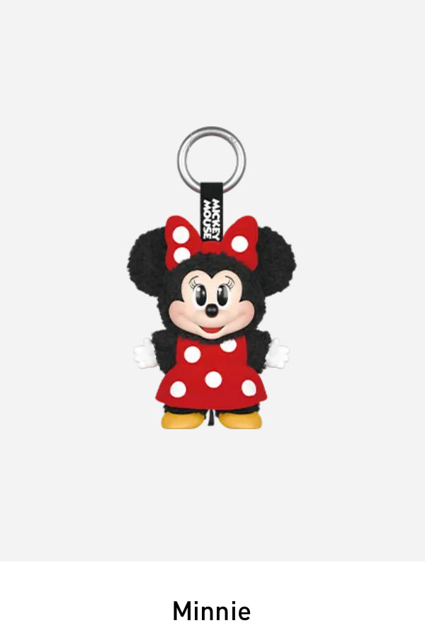 Pop Mart Disney Mickey Family Together Series Plush Keychain Single Blind Box