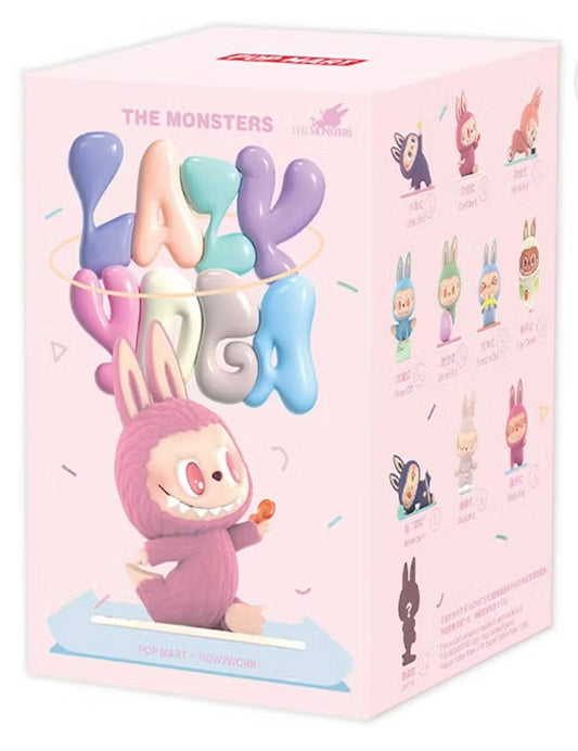 Pop Mart Labubu The Monsters Lazy Yoga Series Figures Single Blind Box