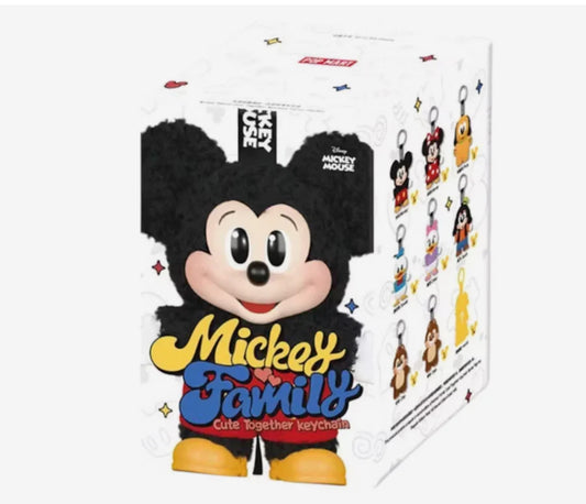 Pop Mart Disney Mickey Family Together Series Plush Keychain Single Blind Box